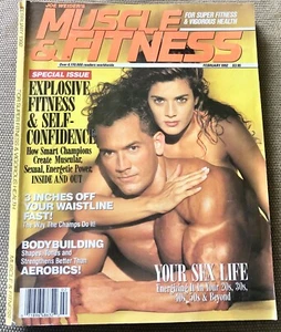 Muscle & Fitness February 1992 Fitness Aerobics Joe Weider Bodybuilding - Picture 1 of 1