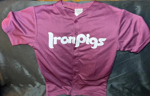 Lehigh Valley IronPigs Phillies SGA #22 Jersey, Size Youth XLarge - New Cover