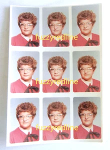 FOTO DE CLASE de imagen múltiple de colección retrato NIÑA DE PRIMARIA repetición tipo WARHOL - Imagen 1 de 2