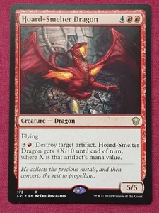 Magic The Gathering COMMANDER STRIXHAVEN 2021 HOARD-SMELTER DRAGÓN tarjeta roja Magic The Gathering Magic The Gathering - Imagen 1 de 2