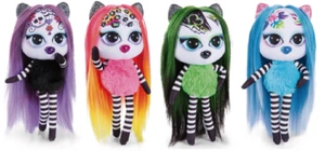 NICI Pixidoos Plüsch Puppe in Geschenkbox mit 3-teiligem Zubehör Tattoos 20 cm - Picture 1 of 11