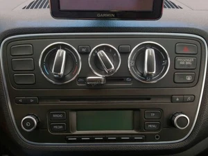 For VW Up! 2011-  Polished Aluminum Heater A/C Control Surrounds Rings 3pcs - Picture 1 of 10