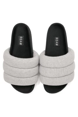 Sandalias ROAM NUEVAS EN CAJA $137 gris claro The Puffy Jersey talla 6 Foto 1 de 4