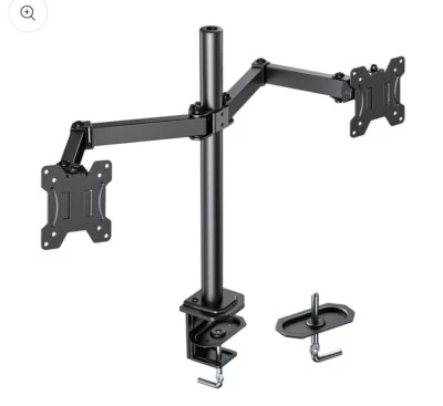 Dual Monitor Mount for 13" to 27" Screens - Image 1 of 4