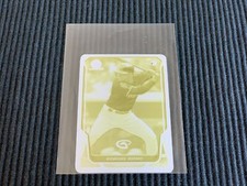 2014 BOWMAN CHROME MINI #231 CHRIS OWINGS *PRINTING PLATE #1/1*  DIAMONDBACKS