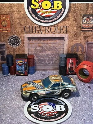 Hot Wheels Blackwalls 1976 Datsun Z Whiz 1:64 EX Cond Gold Diecast - Image 1 of 4
