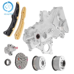 Timing Chain Kit+VVT Gear+Oil Pump Cover For 12-17 Hyundai Accent/Veloster 1.6L - Foto 1 di 15