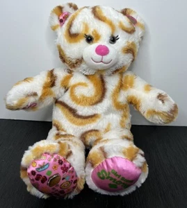 Build-a-Bear Pfadfinderinnen S'mores Bär Plüsch 16 Zoll weiß karamellbraun Wirbel BAB - Bild 1 von 3