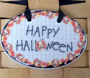 Longaberger Happy Halloween Basket Tie-On