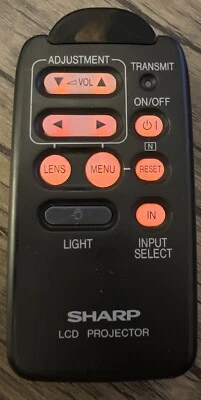 SHARP G1115CESA LCD PROJECTOR REMOTE CONTROL XG-E650U XG-E650UB Tested Rare - Image 1 of 3