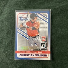 CHRISTIAN WALKER 2015 DONRUSS THE ROOKIES GOLD PRESS PROOF SP CARD 11/99 D-BACKS