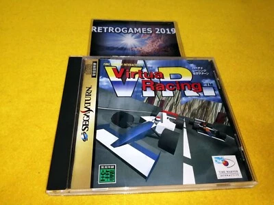 VIRTUA RACING  SEGA SATURN SS SPINE CARD + REG CARD. - Image 1 of 4