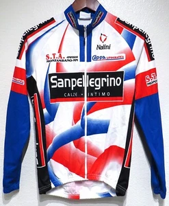 vtg Nalini SANPELLEGRINO TEAM Cycling Jersey SMALL/2 Italy Simone Cadamuro 2001 - Picture 1 of 8
