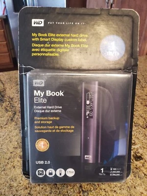 WD My Book Elite 1 TB USB 2.0 Desktop External Hard Drive - New Sealed - Image 1 of 4
