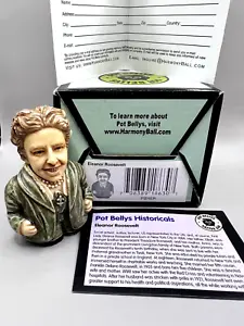 Harmony Kingdom Ball Historicals Pot Belly 'ELEANOR ROOSEVELT' #PBHER NIB Ret. - Picture 1 of 11