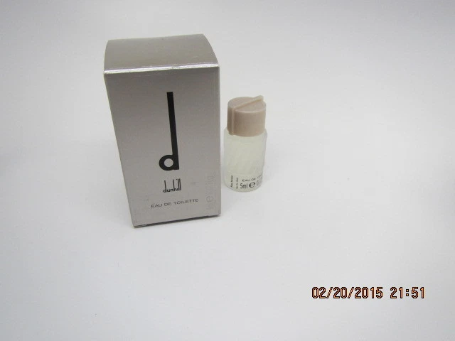 DUNHILL D MEN/HOMME EAU de TOILETTE MINI COMPLETO .17 oz/5 ml Splash Foto 1 de 1