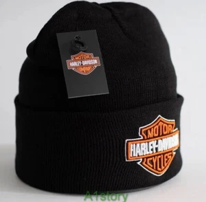 HAT Motorcycle HARLEY DAVIDSON Originals winter Mens Womens Moto Beanie Sport - Picture 1 of 27