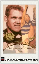 1996 Select AFL Hall Of Fame Team Of The Century Card TC17 Graham Farmer