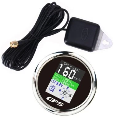 85mm Digital GPS Speedometer Odometer km/h mph knot Universal For Car Boat Truck - image 1 of 4