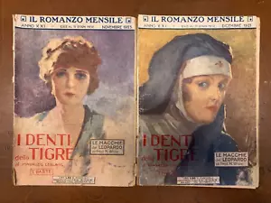 Maurice Leblanc - I denti della tigre - 2 volumi / Il Romanzo Mensile 11-12/1923 - Foto 1 di 1