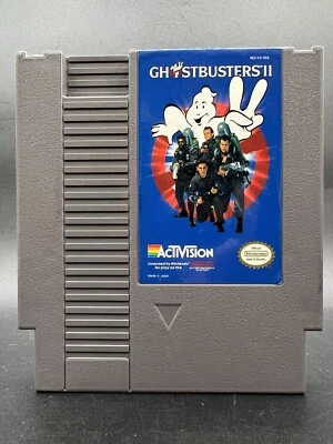 Ghostbusters II 2 (Nintendo NES, 1990) Authentic Game with Sleeve Only - Tested - Image 1 of 4