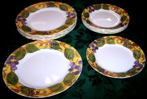 17pc Very Gently Used Corelle Tuscan Plates/9 Dinner11 Inche & 8 Salad 8.5Inches - Picture 1 of 2