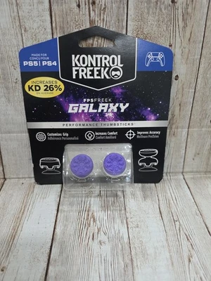 Purple Galaxy Kontrol Freek 1 Mid Rise 1 High Rise PS4/PS5 Controller Thumbstick - Image 1 of 2