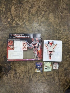 VINTAGE 1984 HASBRO TRANSFORMERS G1 JETFIRE AUTOBOT GUARDIAN WITH BOX Incomplete - Picture 1 of 13