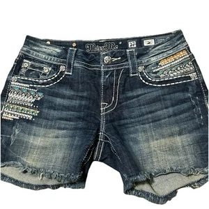 SUMMER SHORTS Miss Me Signature Shorts Size 27 Style JE5992H3 - Picture 1 of 10