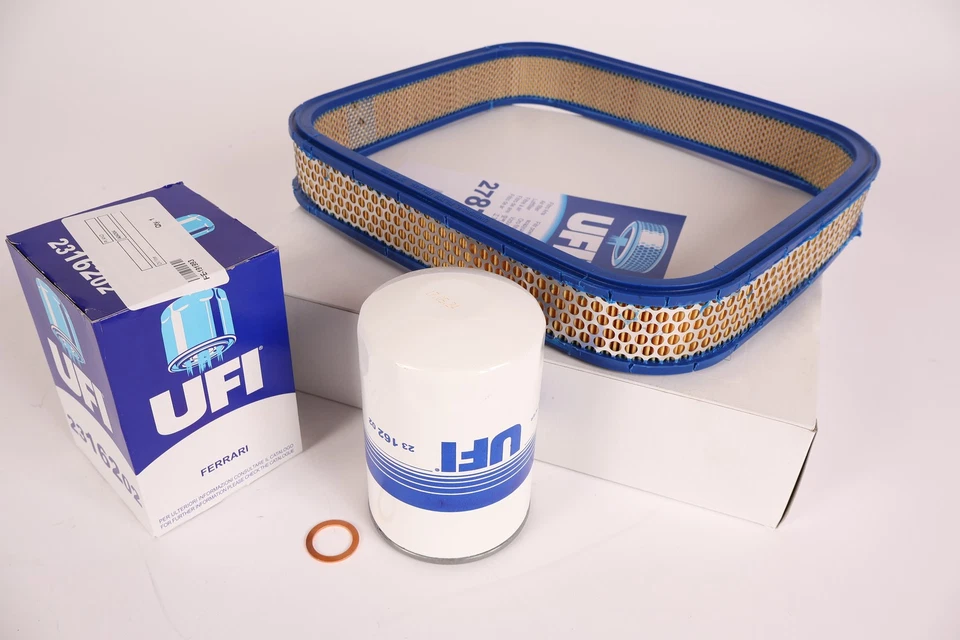 Kit de servicio 308sk1 Ferrari 308 2V GTB/GTS/GT4 - Filtro de aceite, junta de tapón de cárter, Foto 1 de 1