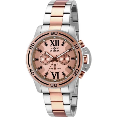 Invicta 15059 Specialty Cronografo Rosa Acciaio Inox Bracciale Uomo Orologio - Immagine 1 di 3