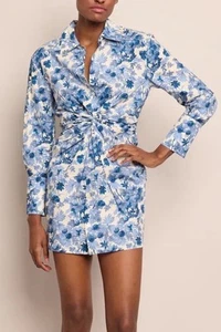 Vestido Camisa CARA CARA June Berries Egret Talla M Orig. $425 NUEVO - Imagen 1 de 7