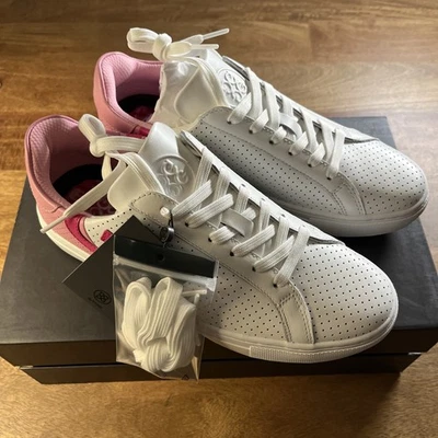 Zapatos de golf G/FORE para damas 9 dos tonos perforados disruptor lila nieve G4LS22EF24 Foto 1 de 4