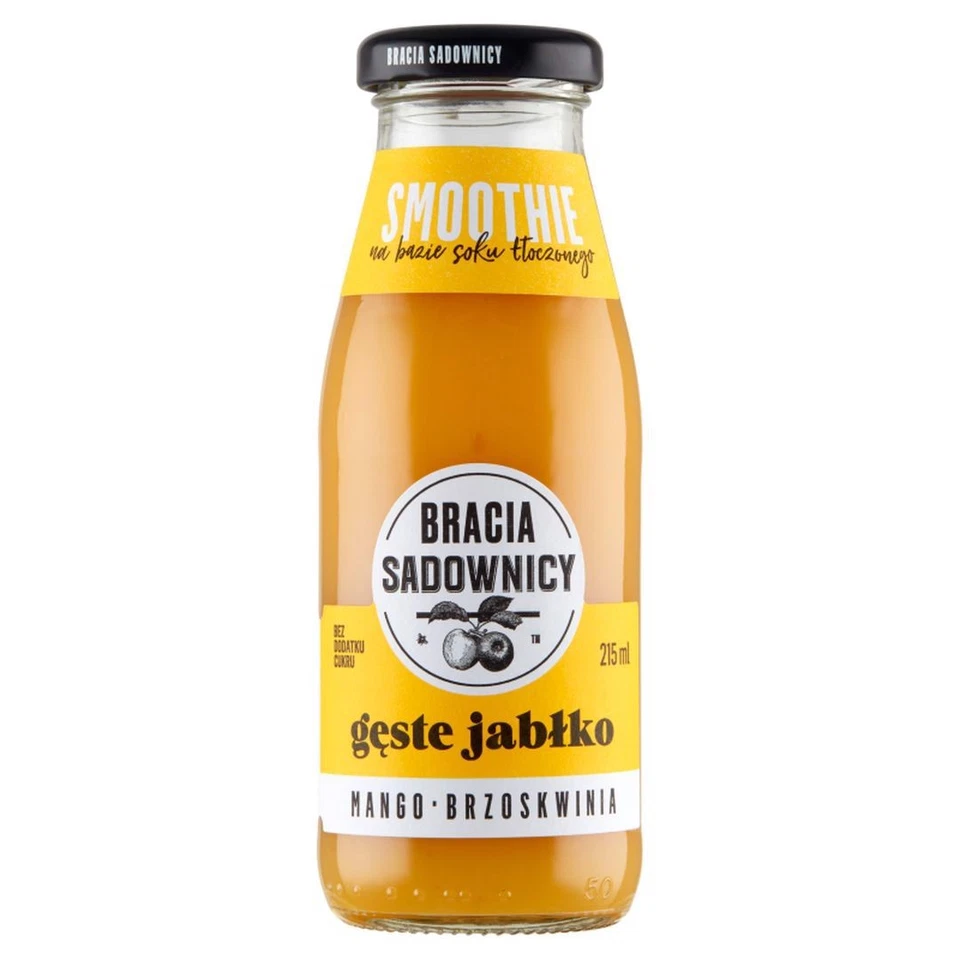 5906728442571 Bracia Sadownicy Smoothie gęste jabłko mango brzoskwinia 215 ml CY - Bild 1 von 1
