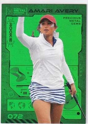 2023 SkyBox Metal Universe Amari Avery Green Precious Metal Gems 03/10 PMG - Image 1 of 2