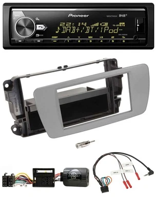Pioneer Bluetooth USB DAB Lenkrad Autoradio für Seat Ibiza dublingrau - Bild 1 von 4