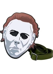 Halloween Loungefly michael Myers b glow Dark mini mask crossbody bag With Tags - Picture 1 of 6