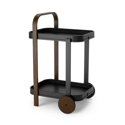 Umbra 1015392 Bellwood 17"W Steel and Wood Serving Cart - MultiColor - Image 1 of 4