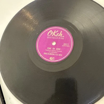 1951 JAZZ - DUKE ELLINGTON 78 rpm OKEH 6911 COME ON HOME EX - Image 1 of 4