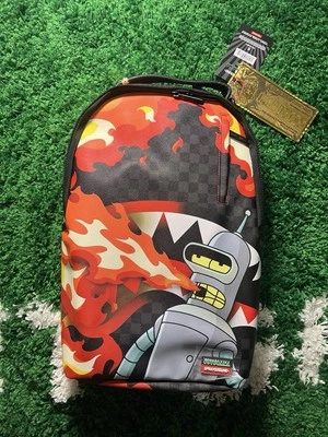Mochila Sprayground X Bender Fire Breather DLXV TOTALMENTE NUEVA Foto 1 de 4