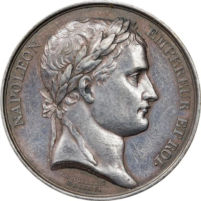 1806 FRANCE NAPOLEON I SILVER HOTEL DE VILLE DE ROUEN 32MM NGC AU-55 - Image 1 of 4