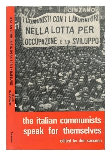 SASSOON, DON Les communautés italiennes parlent pour elles-mêmes 1978... - Image 1 of 1