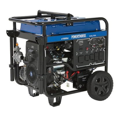 Powerhorse Dual-Fuel Generator, 15,000 Surge Watts, 12,000 Rated Watts, CO - Image 1 of 4