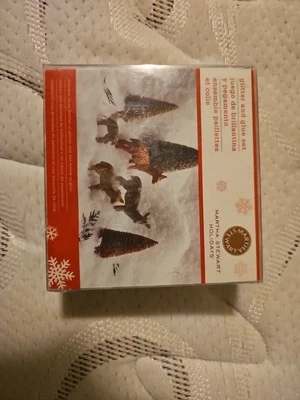 Juego de brillo y pegamento navideño artesanal Martha Stewart nuevo Foto 1 de 2
