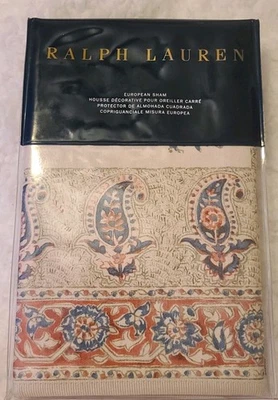 1 Ralph Lauren Euro Sham Isleboro Fernhill nuevo precio de venta sugerido por el fabricante $ 215,00 Foto 1 de 3