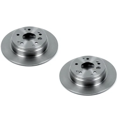 SET-P15JBR987-2 Powerstop 2-Wheel Set Brake Discs Rear for Honda Element TL - Image 1 of 3