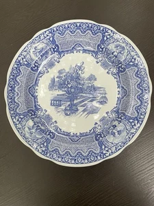 Spode Collezione Camera Blu "Stagioni" --- Ristampa Targa Stampa Classica - Foto 1 di 10