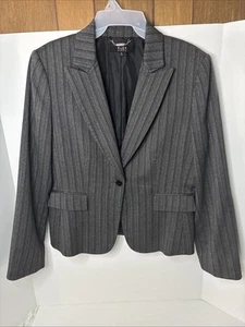 Alex Marie Damen grau Profi Blazer Jacke Größe 12, 1 Knopf - Bild 1 von 7