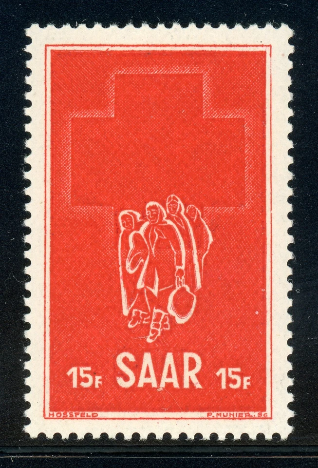 SAAR MNH Selections: Scott #230 15Fr Honoring the Red Cross CV$3+ - Image 1 of 1