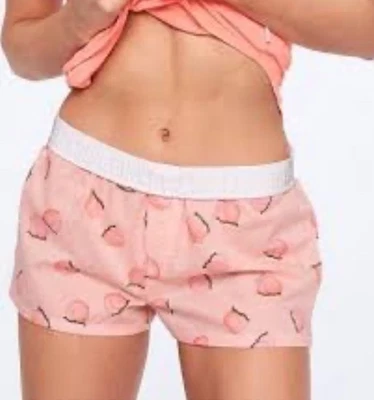 Victoria’s Secret PINK Peach Print  Sleep shorts, New Without Tags - Image 1 of 4